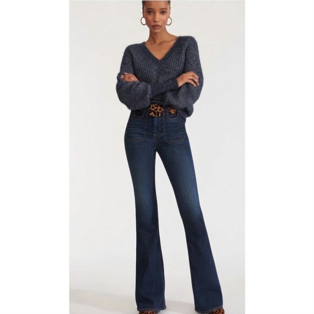 Veronica Beard Skinny Flare Vintage Wash Ladies Jeans Size 25